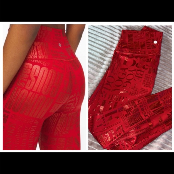 Lululemon Wunder Under High-Rise Tight 28” Full-On Luxtreme Manifesto 20YR. NWOT - Picture 3 of 12